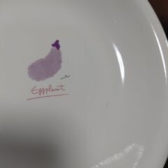 野菜の絵柄　プレート５枚の画像
