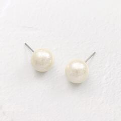 【新品】キラキラパールピアス パールサイズ約12mm RS-1886の画像
