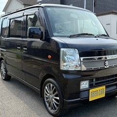 19年式/6万キロ台/エブリィワゴン/PZターボスペシャル/車検丸2年/両側パワスラ/オートステップ/社外アルミ/社外ナビ/TV.DVD.CD/キーレスの画像