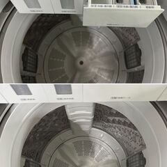 地域限定送料無料　美品【 Panasonic 】パナソニック 洗濯10.0㎏ 全自動洗濯機 AIエコナビ 液体洗剤・柔軟剤 自動投入 スゴ落ち泡洗浄 NA-FA10K1の画像