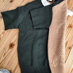 新品レディース・半袖ニット（衿取り外し出来ます😊）の画像