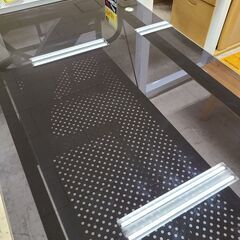 J1142【リユースのサカイ柏店】NITORI　ニトリ　ガラスPCデスク　マーチン100　クリーニング済み　の画像