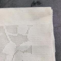 0725-069 レースのれん　約80cm×145cm （多少の汚れあり）の画像