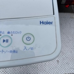 洗濯機　動作確認済みの画像