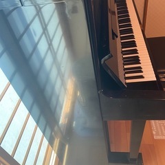 【0円・引取限定】Brother アップライトピアノ GU-105（椅子付き）の画像