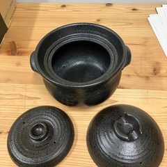 Y2507-621 炊飯土鍋 合数不明 中古の画像