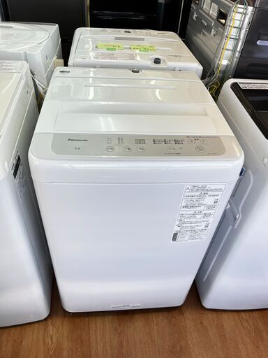 🌟価格見直しました！🌟Panasonic 5.0kg洗濯機 2022年製 保証有り【愛
