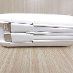 ( M-696 )zepan モバイルバッテリー PD15 15000mAh ホワイト 白 PSEマーク 中古 動作確認済みの画像