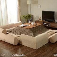 日本製　コーナーソファ3点セット　美品の画像