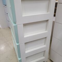 J1145【リユースのサカイ柏店】4段プラチェスト　クリーニング済み　の画像