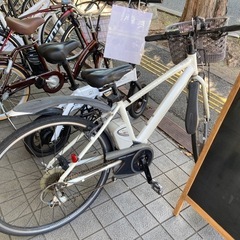 🚲Panasonic パナソニック🚲700C電動アシスト自転車🚲ジェッター🚲クロスバイク型🚲8段変速ギア🚲8.9Ah•3.1Ah🚲LEDライト🚲1410の画像
