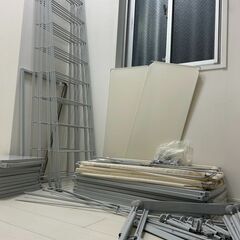 無印良品スチールユニットシェルフ引っ越しの為お譲りますの画像