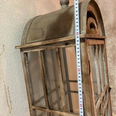 木製ガラスケース　アンティークの画像