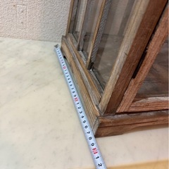 木製ガラスケース　アンティークの画像