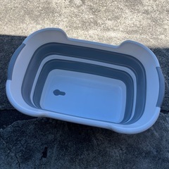 折りたたみ式　バスタブ　ペット用　たらい　洗い桶の画像