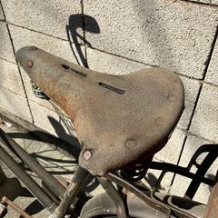 古い自転車 MARUYONE 丸米 茶色 アンティーク ヴィンテージの画像