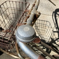 古い自転車 MARUYONE 丸米 茶色 アンティーク ヴィンテージの画像