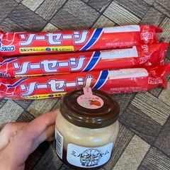 ショコラサンドクッキー　ミルク＆苺ジャム　魚肉ソーセージの画像
