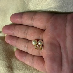 パールピアス18Kの画像