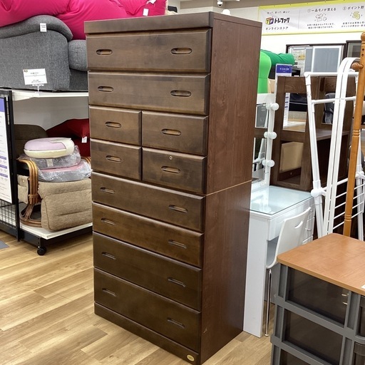 【取りに来られる方限定】オオサワファニチャー　8段チェスト