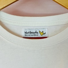 mark gonzales マークゴンザレス 半袖Tシャツ M ホワイト 白 ポケットTシャツ の画像