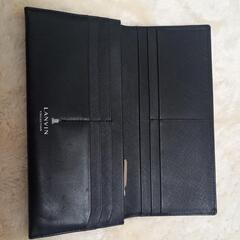 LANVINメンズレザー長財布の画像
