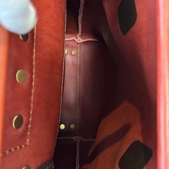 ヘルツラックスリュックR-143リュックサックデイパックナップザックリックサックレザー本革牛革赤レッドメンズレディースユニセックスの画像