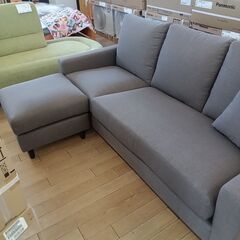 ★リユースのサカイつくば店★TK5981 ニトリ 3人掛けソファ ブラウン H80×D85×W185 クリーニング済みの画像