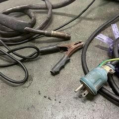【IKURA SEIKI】 育良精機 イクラ 溶接機 IS-SA100P ノンガス半自動溶接機 スキルアーク 100V 黄緑 ③ A0101の画像