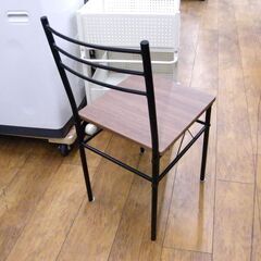 ダイニングセット 二人掛け 2人掛け ダイニングテーブル イス チェア 2脚 ブラウン アイアン 家具 札幌市 厚別区の画像