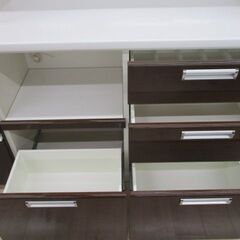 ジモティー割引🏷️【ジャングルジャングル 岸和田和泉インター店】松田家具　システムキッチンボード　ブラウン　 和泉市 堺市 岸和田市 泉大津市 高石市 泉北郡熊取町の画像