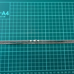 【SV925喜平】 シルバー925喜平ネックレス 6面W 50.5cm チェーン ネックレスsilver925 50cm 約4mm幅 6面ダブルの画像