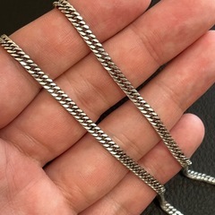 【SV925喜平】 シルバー925喜平ネックレス 6面W 50.5cm チェーン ネックレスsilver925 50cm 約4mm幅 6面ダブルの画像
