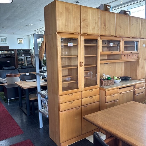 起立木工 カップボード 食器棚 シンプル おしゃれ インテリア ナチュラル