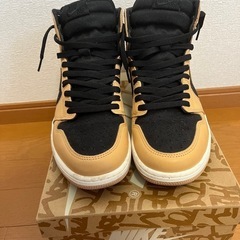 【極美品】30.0cmNIKE AIR JORDAN 1 RETRO HIGH OG Vachetta Tanナイキ エア ジョーダン 1 レトロ ハイ バケッタタン30cm 30センチ完品の画像