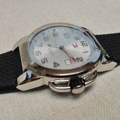 　※週末値下げ、本日最終日※　美品！　トミーヒルフィガー　メンズ腕時計　F90235の画像