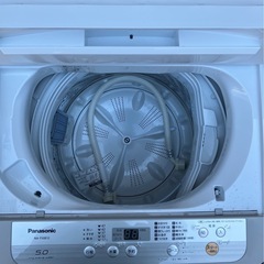 お買い得‼️【Panasonic 】5.0kg 洗濯機NA-F50B12 2018🟢の画像