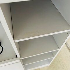 500円　レンジボード ホワイト 家具 インテリアの画像