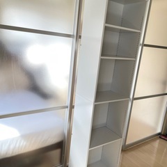  【新品】本棚 白の画像