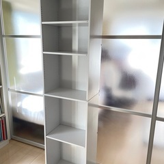  【新品】本棚 白の画像
