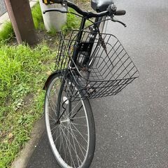 【リサイクルショップどりーむ荒田】 No.387 エコチャリ番号21842H 自転車 27インチの画像