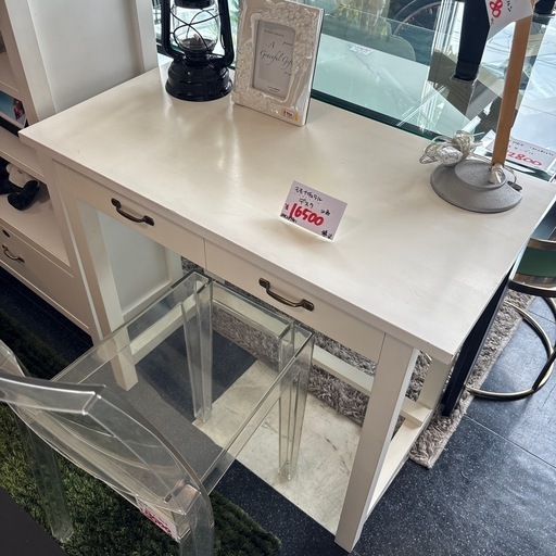 モモナチュラル デスク シンプル おしゃれ 収納