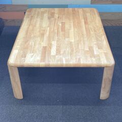 店頭引き渡し 中古 木製折りたたみセンターテーブル ローテーブル メーカー不明の画像