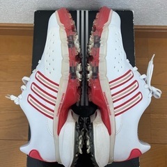 【ゴルフシューズ】adidasレディースgolf shoes 23cm 23.0cm 23センチ　美品　アディダススニーカー　ゴルフ女子　ゴルフ用品の画像