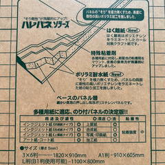 A１版　ハレパネ 5mm厚　3枚（片面ノリタイプ）　差し上げます。の画像