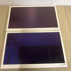 モニター　2台有りの画像