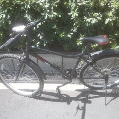整備済み中古自転車　26ｘ1.95　税別￥17.800-　コカコーラZERO　外装６段　ブラック725　美車の画像
