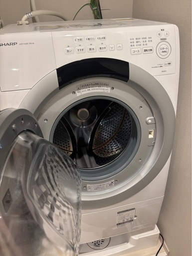 SHARP ドラム式洗濯機 ES-S7K-CR