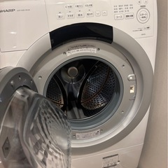 SHARP ドラム式洗濯機 ES-S7K-CRの画像