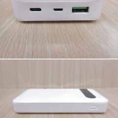 ( M-698 )PD対応 15,000mAh モバイルバッテリー MPLB-15MPD ホワイト 白 中古 動作確認済みの画像